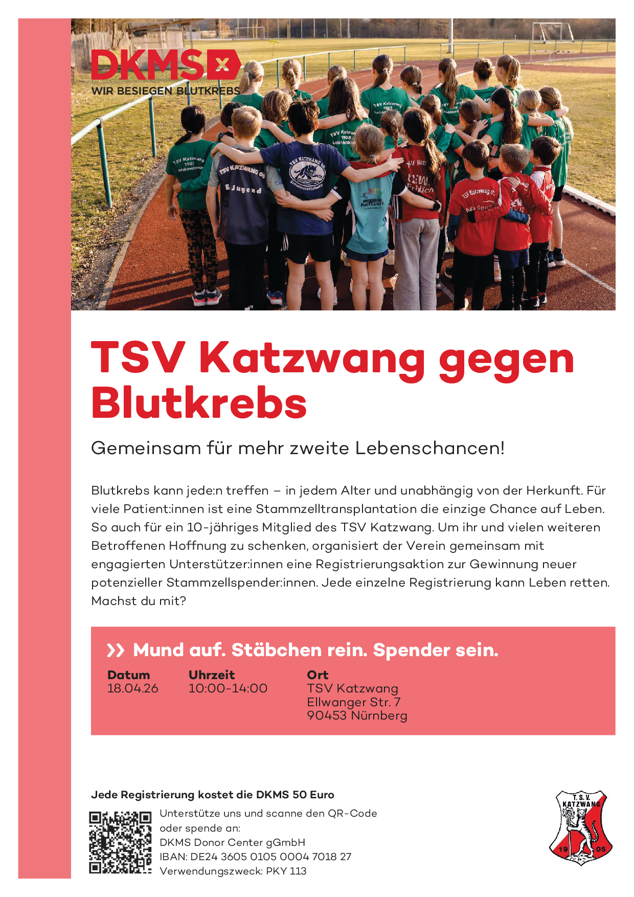 TSV Katzwang gegen Blutkrebs